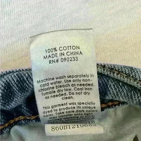 PacSun Women's Baggy Denim Jeans Distressed Wide Leg Button Fly Wide Leg Size 24 - Picture 6 of 11